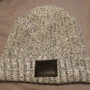 Love Your Melon Slouch Beanie Gray Hat Cap Winter Patch
